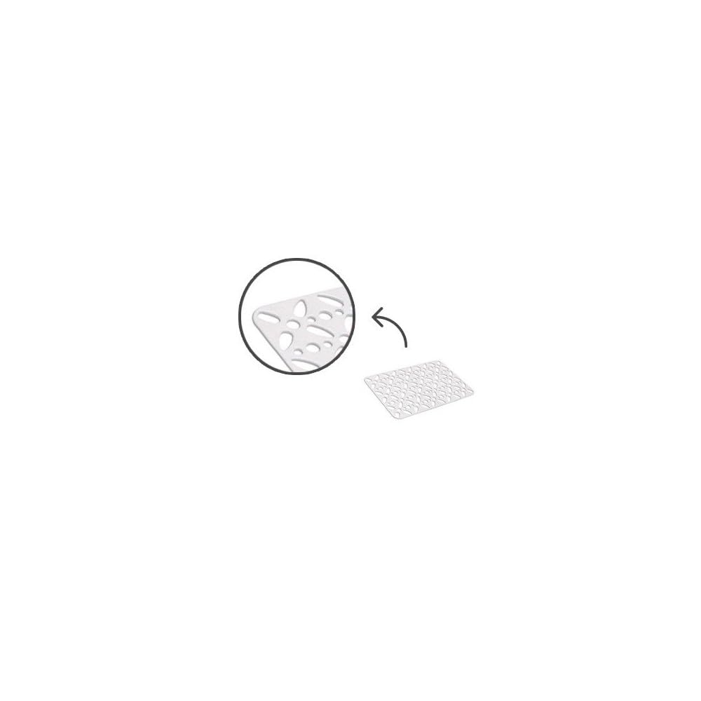 Bronzo Srl Tappeto per Lavello Realizzato in Plastica. Base con Ventose Antoscivolo. Adatto per La Protezione di Lavelli E di Stoviglie Durante Il Lavaggio.