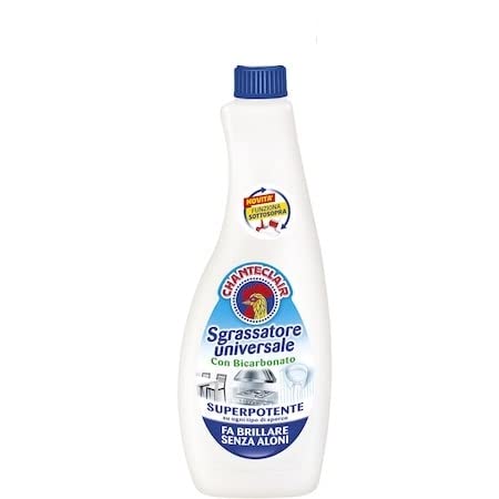 Chanteclair Ricarica Sgrassatore Universale con Bicarbonato, 600 ml