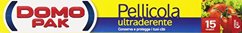 Domopak - Pellicola Ultraderente, Conserva E Protegge I Cibi - 15 Metri - [confezione da 12]