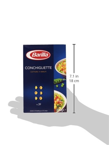 Barilla - Conchigliette, Pasta Di Semola Di Grano Duro - 12 pezzi da 500 g [6 kg]