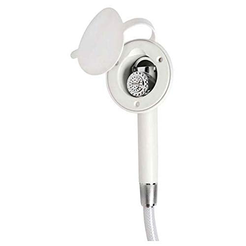 OSCULATI Doccia a Pulsante Bianca Tubo PVC 2,5 m a Parete