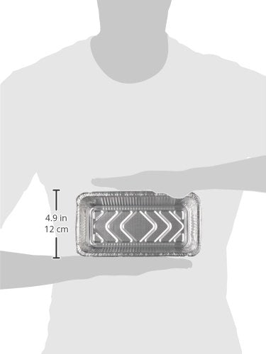 Cuki Vaschette Alluminio CaldoGelo da 2 porzioni con Coperchio - 4 vaschette