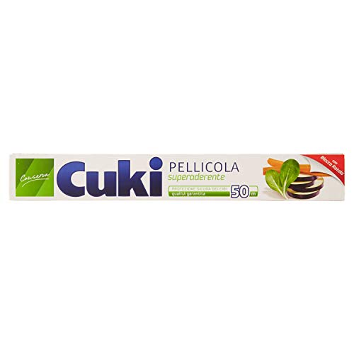 Cuki - Pellicola Superaderente - 4 confezioni da 50 m [200 m]