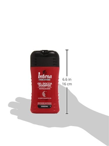 Intesa Gel Doccia Shampoo, Rivitalizzante, Idratazione Quotidiana, 250ml