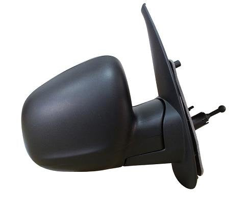 RETROVISORE Meccanico Sinistra [Lato Guida] per Auto: CITAN W415 - Calotta Nera - Vetro ASF.