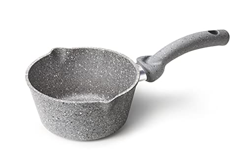 Casseruola cuore di pietra cm16 1 man. 2 becchi accademia mugnano pentola pentolino