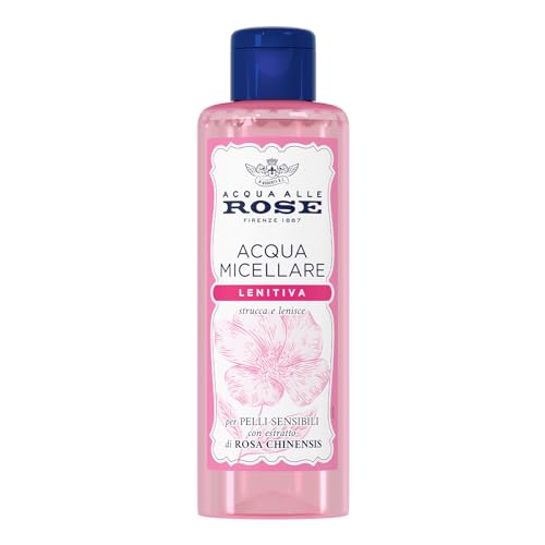 Acqua alle Rose Acqua Micellare Lenitiva per Pelli Sensibili, 200ml