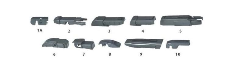 CG94 - SPAZZOLA TERGI ECOFLAT 10 ADATTATORI…