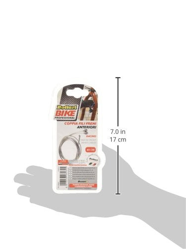 Bottari 96064, Coppia Fili Freni Anteriori per Biciclette Unisex-Adulto, Argento