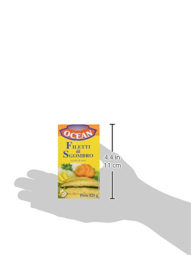 Ocean - Filetti di Sgombro, in Olio di Semi - 25 pezzi da 125 g [3125 g]