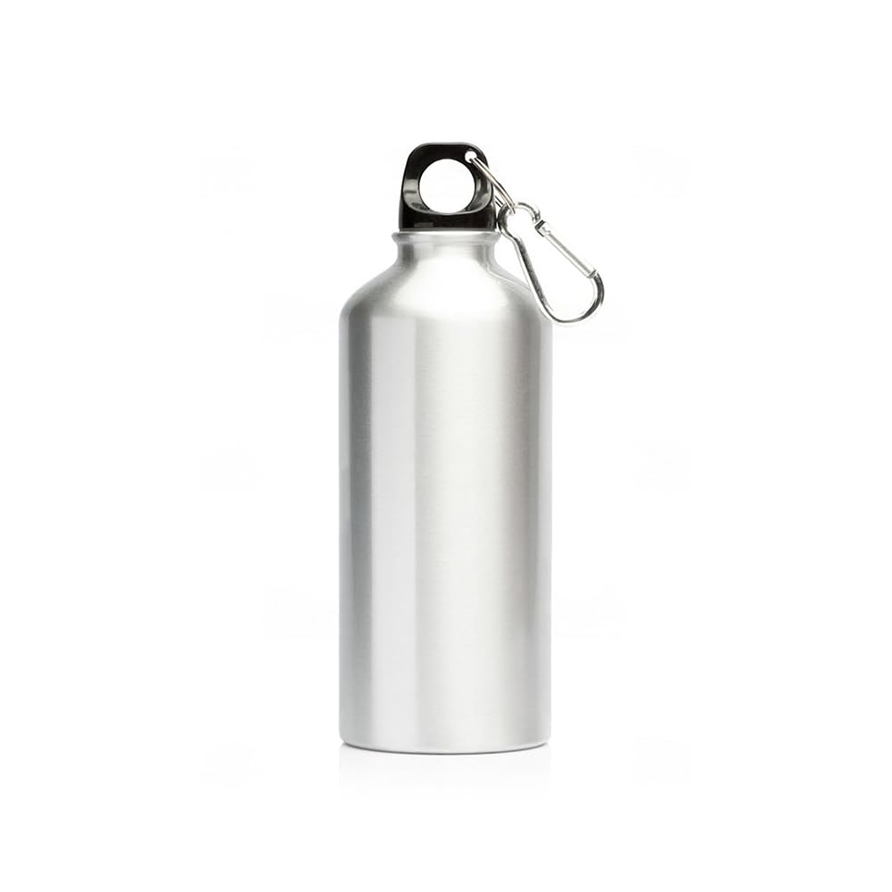 CG94 BORRACCIA IN ALLUMINIO CON MOSCHETTONE DA 400ML COLORE CASUALE