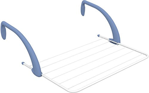 Vileda Brezza 60 | Stendibiancheria da balcone | Bracci super resistenti | Bracci regolabili| Facile da aprire e chiudere