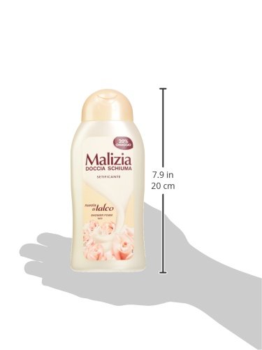 Malizia, Doccia Schiuma Nuvola di Talco , 250+50 ml
