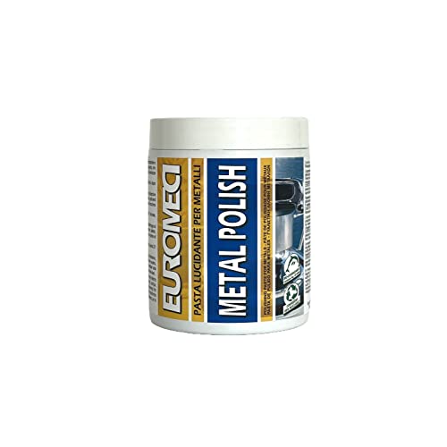 Euromeci Metal Polish, Pasta lucidante per Metalli, 500 ml