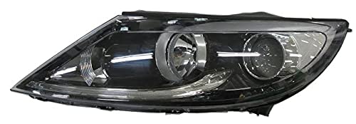 CG94 PROIETTORE H7-H7 CON MOT. ELETT. A LED [Lato SX] PARABOLA NERA - VERSIONE STRISCIA LED EFFETTO UNIFICATO Per Auto: SPORTAGE
