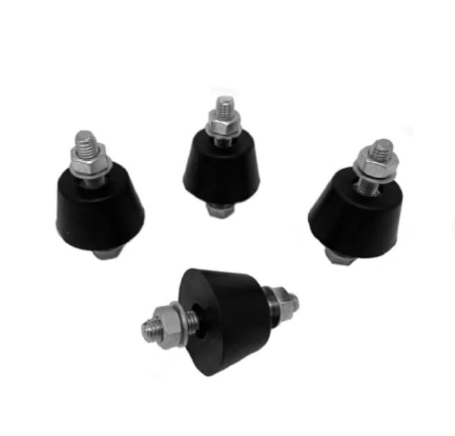 CG94 - Kit Antivibranti per Condizionatore AG-35 | 4 Ammortizzatori Universali, 8 Rondelle, 8 Dadi | Accessori Climatizzazione | Antivibrazione Motore Esterno