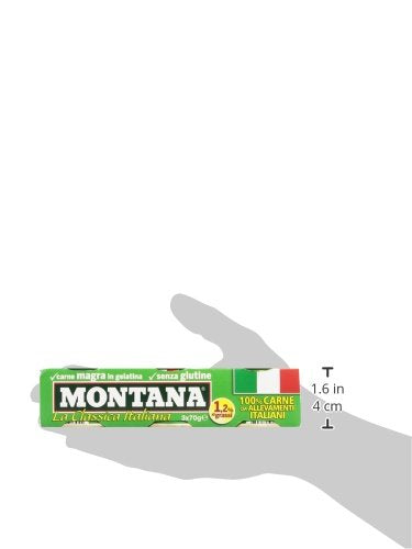 Montana Carne Magra in Gelatina - Confezione da 3 x 70 gr - Totale: 210 gr