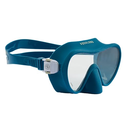 Aqualung Mascara Nabul | Maschera da sub, snorkeling e escursioni acquatiche per adulti, uomini e donne, con visione a 180°, protezione UV, vetro antiappannamento e antigoccia