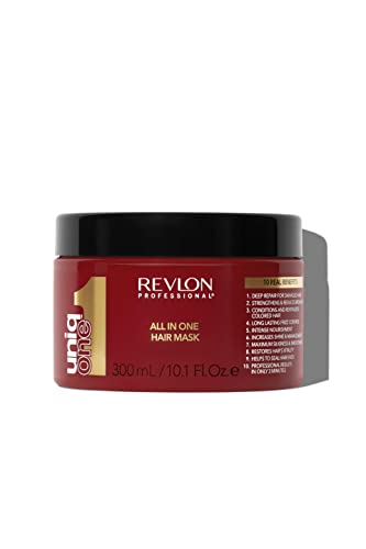 UniqOne Mask, 300 ml, Repairing Hair Treatment, Hair Mask for Deep Repair & Incredible Shine Treatment Moisturises without Weighting With Anti-Frizz Effect