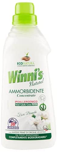 6 X Winni S fiori bianchi fiori bianchi Ammorbidente 750 ML 30 lavaggi