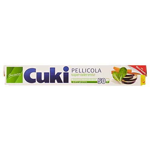 Cuki - Pellicola Superaderente - 4 confezioni da 50 m [200 m]