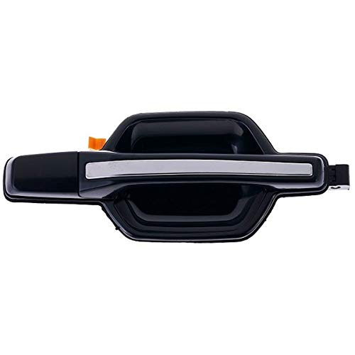 7445613290234 Derb Maniglia Apriporta Esterna Posteriore Dx Destro [Lato Passeggero] (Nera - Con Inserto Cromato)