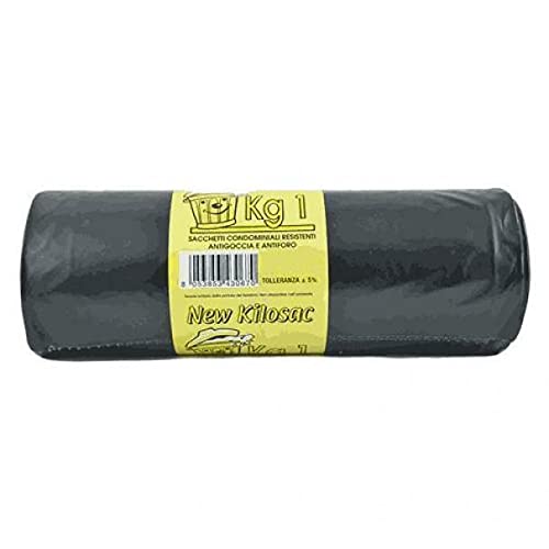 SACCHI POLIETILENE NETTEZZA URBANA 'PESANTI' 90 x 120 ambra - rt.1 kg