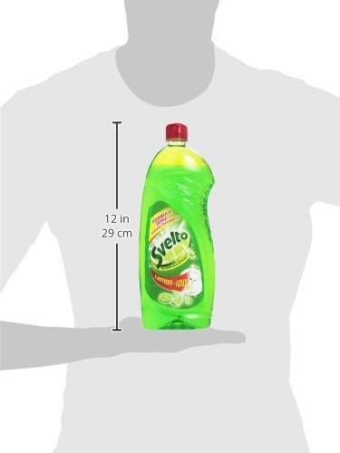 Svelto - Detersivo per Stoviglie, Sgrassa Facilmente, con Vero Succo di Limone - 4 pezzi da 1 l [4 l]