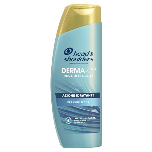 Head & Shoulders DERMAXPRO Shampoo Antiforfora Azione Idratante Per La Cute Secca, Con Latte Di Cocco