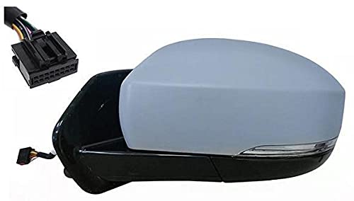 CG94 RETROVISORE ELETT. Term. Rib. C/Fan. E Luce CORT. Destro [Lato Passegero] per Auto: Discovery IV - Calotta da VERNICIARE - Sistema BLIS - 10PIN