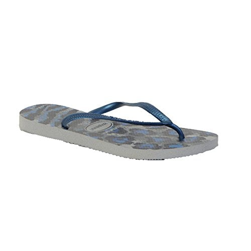 Havaianas - Infradito con animali, colore: grigio/blu navy