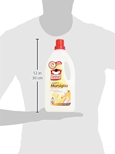 Omino Bianco Cuore di Marsiglia Detersivo a Mano e Lavatrice - 7 x 1000 ml