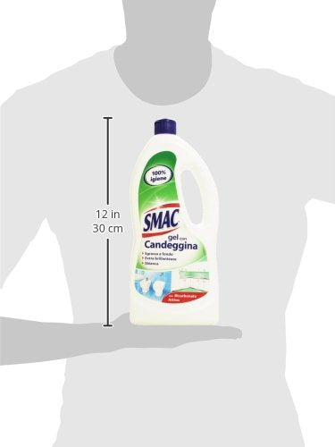 Smac Gel con Candeggina, con bicarbonato attivo - 3 pezzi da 850 ml [2550 ml]