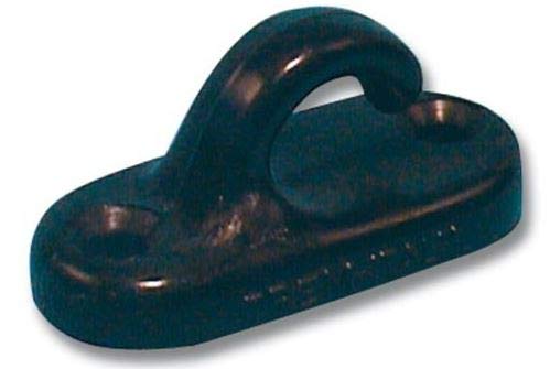 GANCETTO Multiuso con Base di Fissaggio in PLASTICA Nera