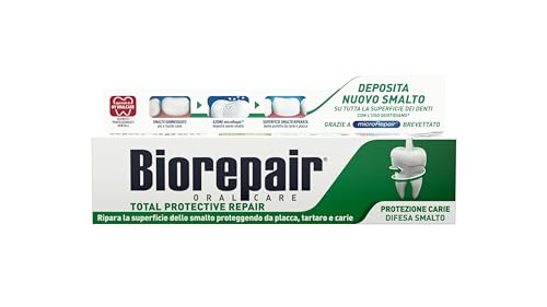 Biorepair, Dentifricio Total Protective Repair, Ripara lo Smalto, Protegge da Placca, Tartaro e Carie, Ripara lo Smalto