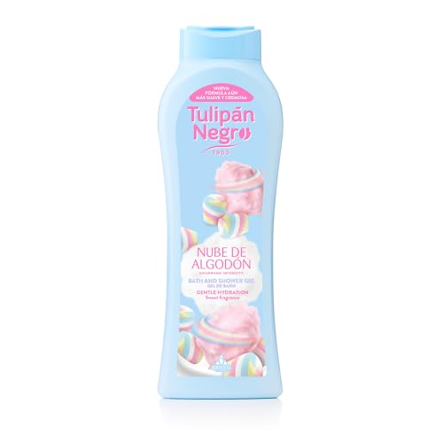 Tulipan nero, gel da bagno nuvole di cotone, morbido idrato, 650 ml