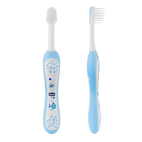 Chicco Spazzolino da Denti per Bambini con Testina Sagomata e Arrotondata