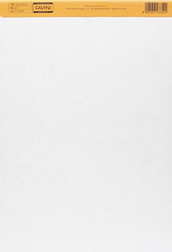 Favini A200704 Schizza e Strappa Favini, 21x29.7 cm, 55 g/Mq, 150 Fogli, colore assortiti