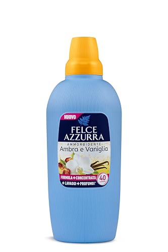 Felce Azzurra - Ammorbidente Lavatrice, per Biancheria e Bucato Morbido e Fresco, 1 Flacone da 2L (40 Lavaggi)
