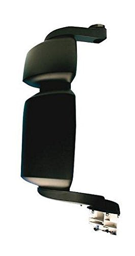 RETROVISORE ELETT. Termico Braccio Corto Destro [Lato Passegero] per Auto: STRALIS - Calotta Nera - Braccio 370MM