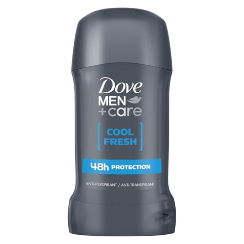 Dove, Deodorante Dove Men + Care Cool Fresh Stick, Deodorante Uomo, Antitraspirante, con 1/4 Crema Idratante Dove, Protezione Fino a 48 Ore, Dermatologicamente Testato, 50 ml