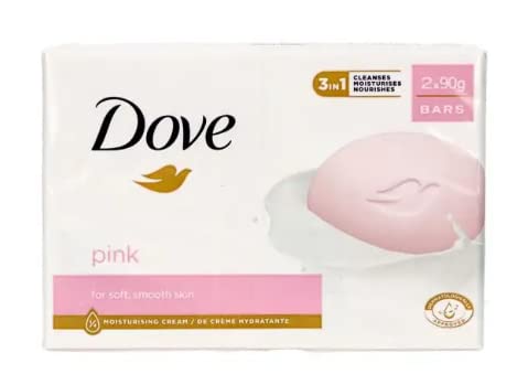 Dove Sapone Solido Rosa 90grx2, 180g