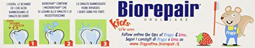 Biorepair Dentifricio Junior con Estratto di Fragola Zero Fluoro - 50 ml