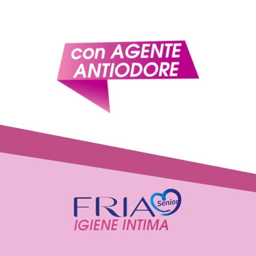 Salviette per l’Igiene Intima degli Anziani - con Estratti di Rosa Centifolia e Tiglio - Azione Riequilibrante - Antiodore - Formato: 60 Salviette - FRIA Senior