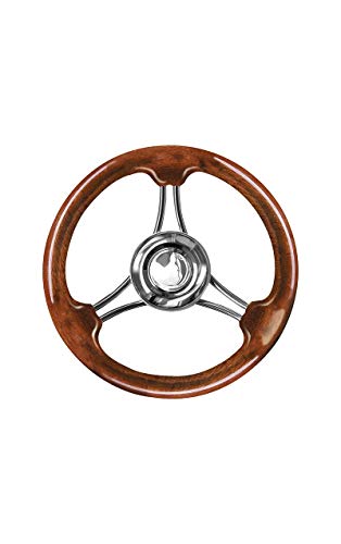 sd Volante Inox Imp.Mogano DIAM.35