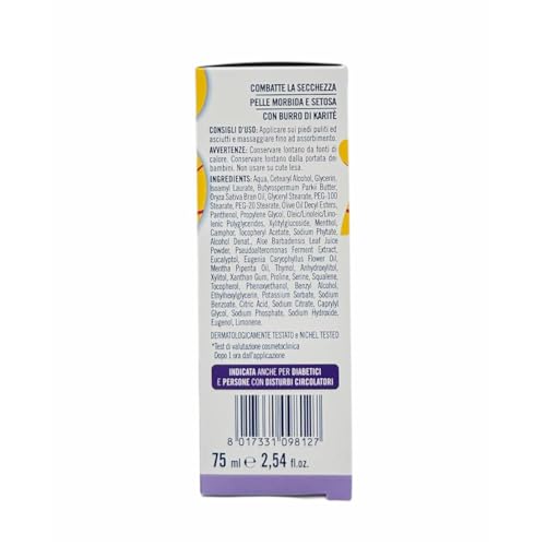 Prep Crema Piedi Extra Idratante 75ml – Con Burro di Karité – Idratazione Profonda per Pelle Secca dei Piedi