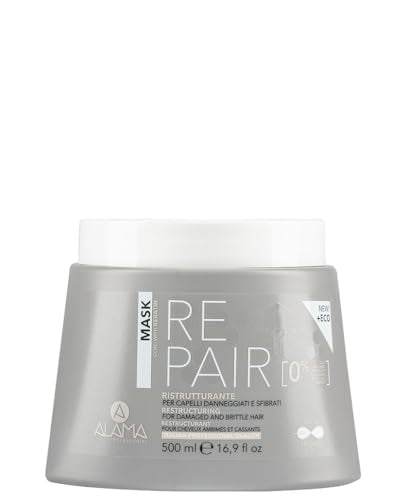 Alama Professional Repair Maschera Ristrutturante per Capelli Danneggiati e Sfibrati, 500 Millilitri