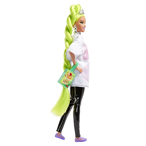 Barbie Extra Doll #11 in Oversized Tee & Leggings with Pet, for Kids 3 Years Old & Up