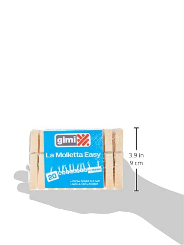 Gimi Easy La Molletta, Avorio, 2x1.5x9 cm, 20 unità