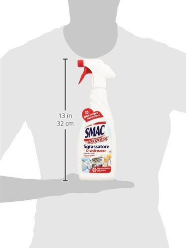 Smac - Sgrassatore Disinfettante, Express, 650 ml - [confezione da 12]